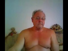 Grandpa sroe sulla webcam