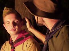 Scoutboys Dilf Troop Lead Adam Snow Swink Scout Hole