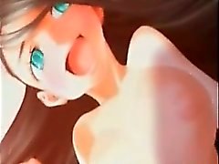 3D Punyupuri XX Noire Femme de ménage