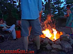 Негласно - Camping с реальными Colorado девочек