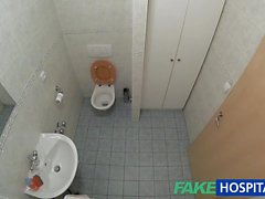 FakeHospital Nurse sucks dick for sperm sample