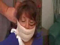 Girl getting gagged gets more than she bargained for