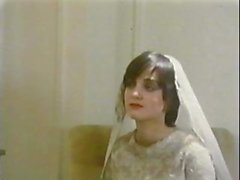 Vintage porn med en brud knullar på sin bröllopsnatt