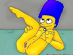 Griffins et les parodier Simpsons hentai du porno